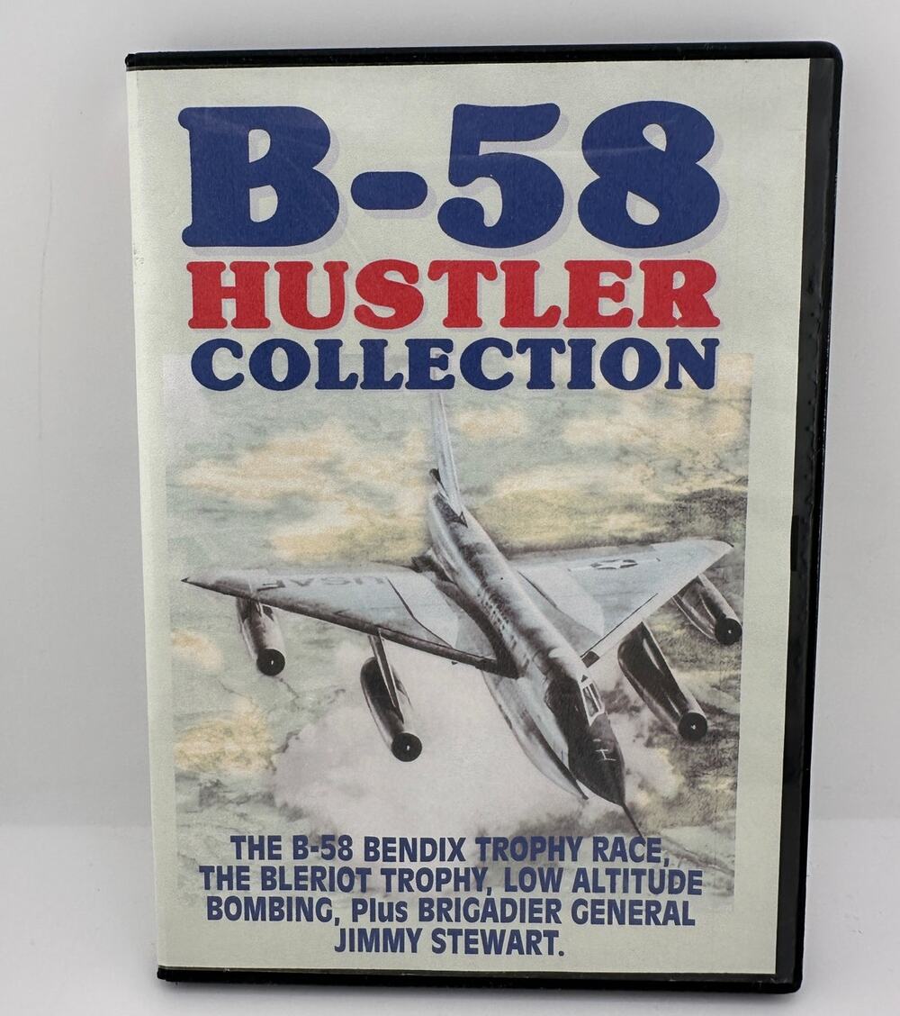 B-58 Hustler Collection DVD Convair Bomber Bendix Bleriot Trophy Jimmy Stewart